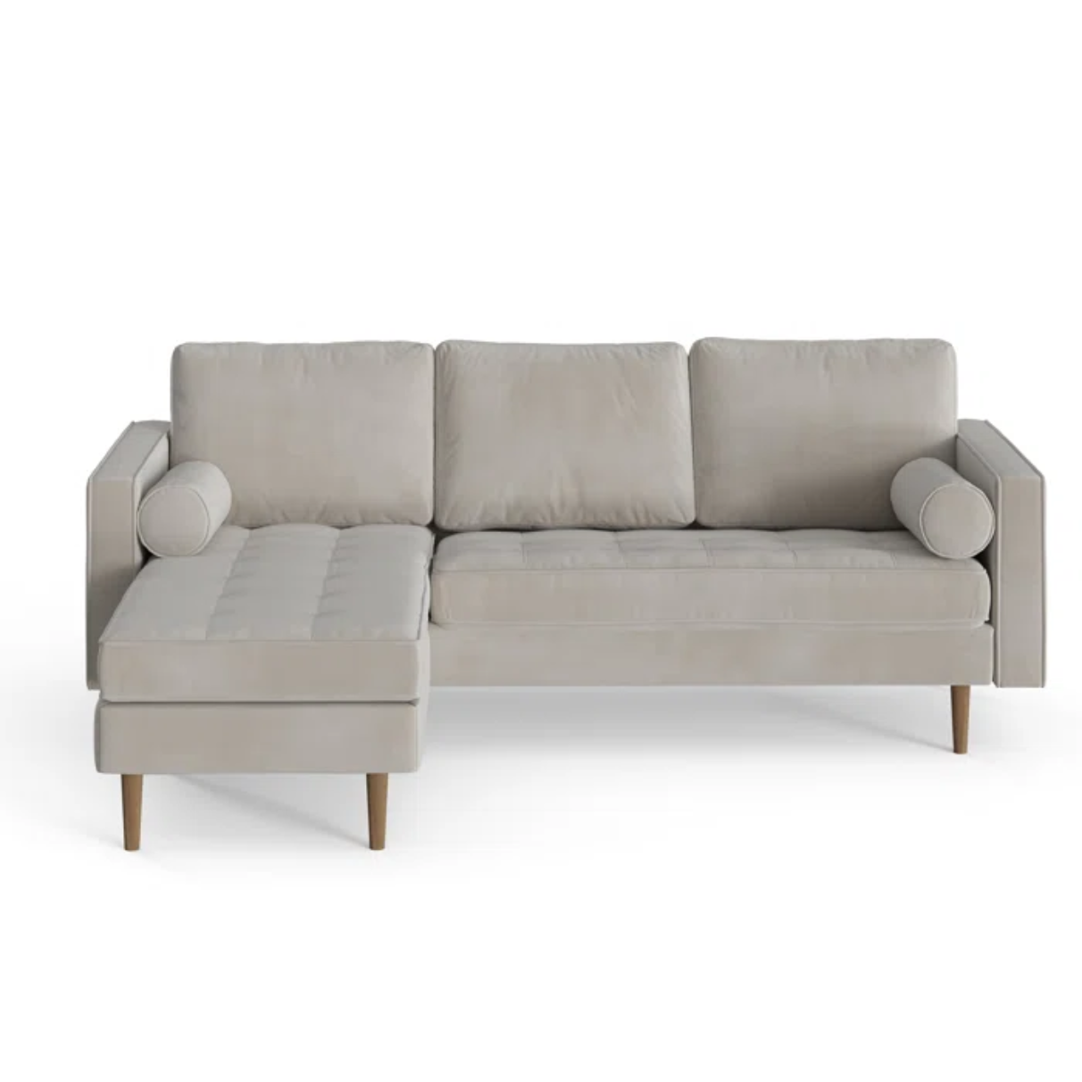 Geo 84” Wide Dual-Facing Sofa Sectional with Chaise