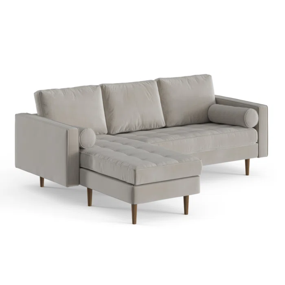 Geo 84” Wide Dual-Facing Sofa Sectional with Chaise