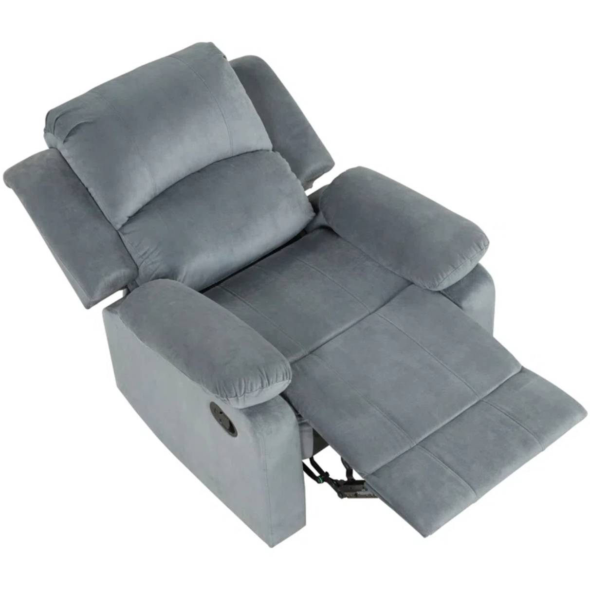 Brevik 34.8'' Wide Soft Padded Manual Recliner with Breathable Microfiber Upholstery