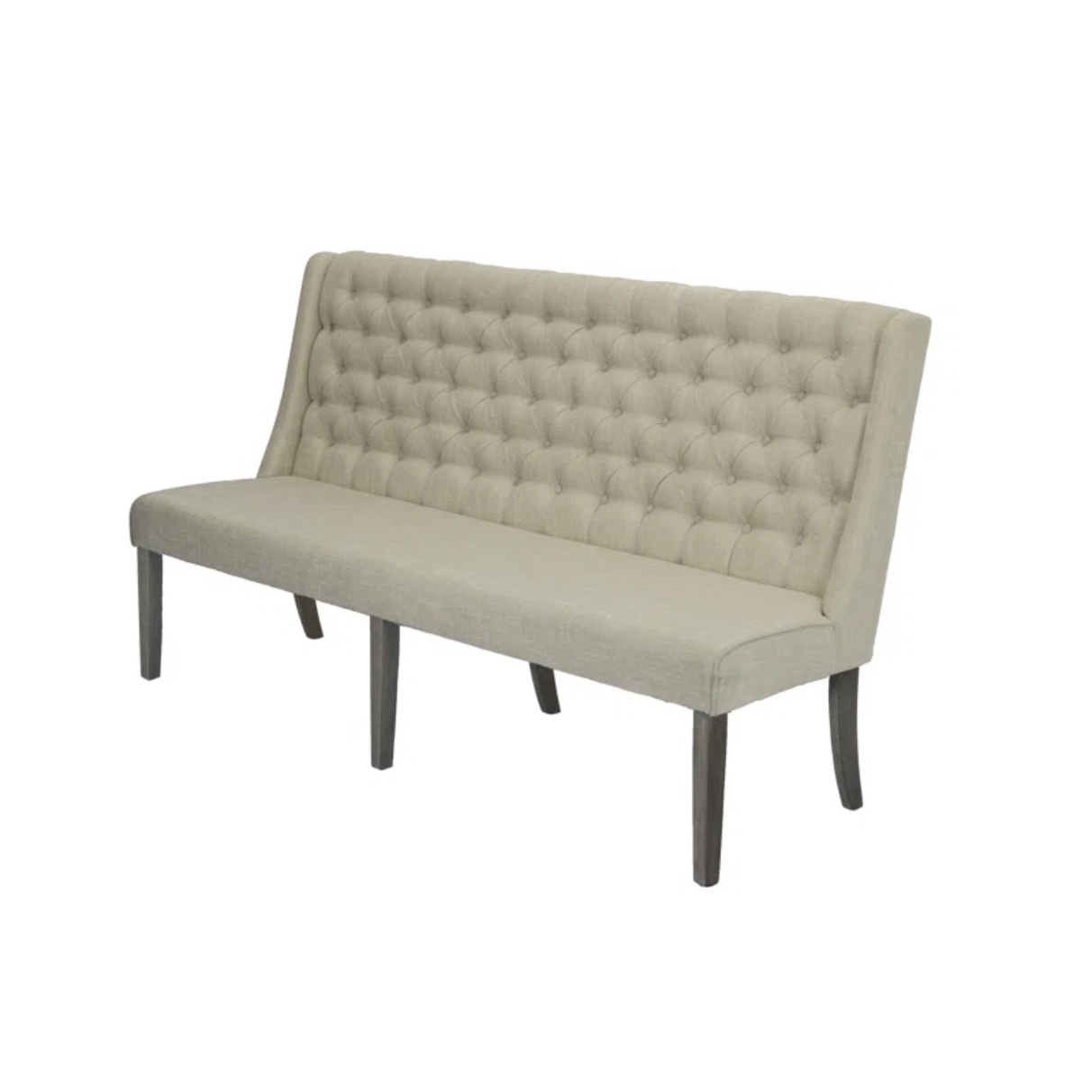 Nasser Linen Upholstered Bench